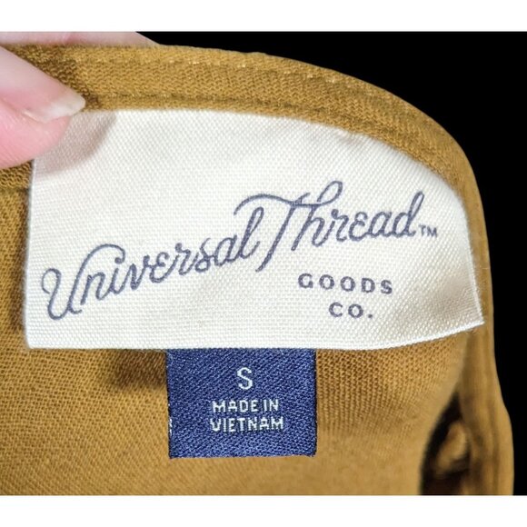 Universal Threads Rustic Peasant Brown Tiered Cotton Maxi Dress - Picture 3 of 3